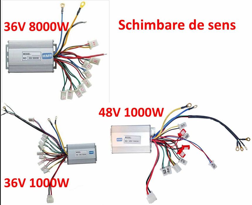 Controler motor fara perii 36V / 48V universal 800W / 1000W. Nou!