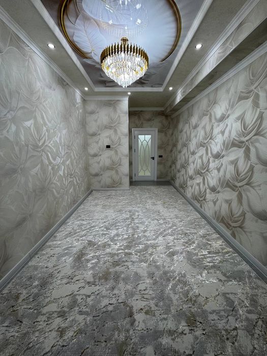 8 qavatli liftlik domning 6-qavatidan
3 xonalik qilingan tayyor xonado