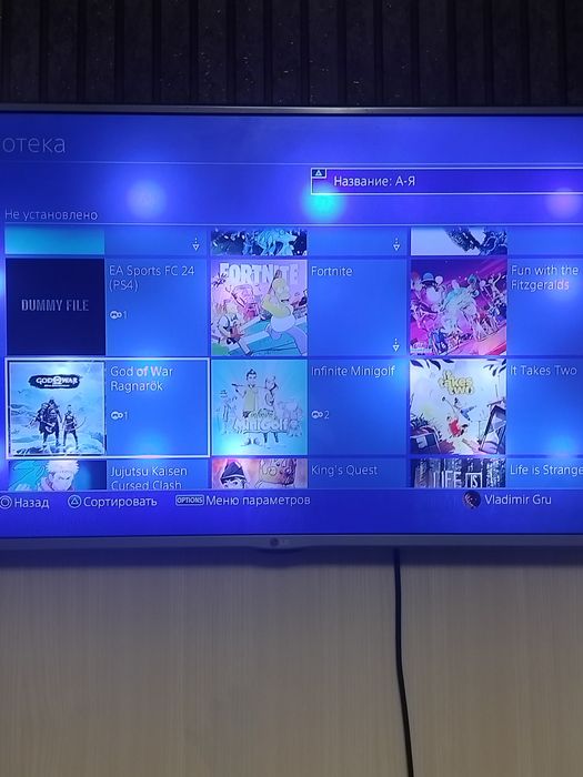 PlayStation 4, не рабочий дисковод, много игр