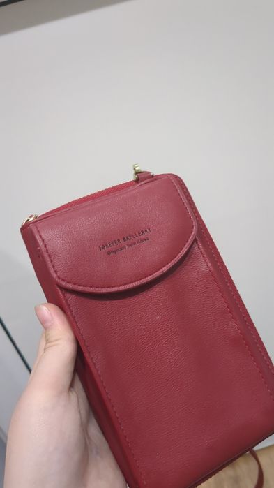 Красная сумка-кошелек (Forever Baellerry)