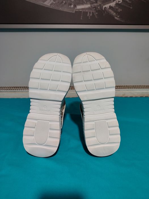 AIGNER Jenny 1 sneakers orifinali din piele  mărimea 40, interior 25,5 cm