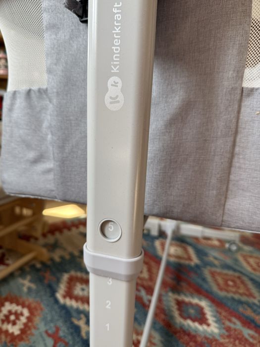 Patut 2 in 1 Co-Sleeper Kinderkraft Neste Up, Gri