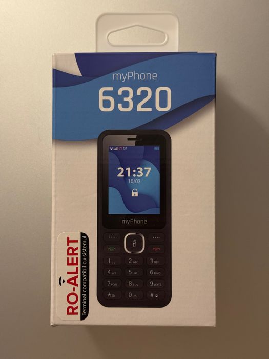 Telefon mobil Dual SIM, MyPhone, 2.4", Ro-alert, 1000mAh, 32MB, Negru