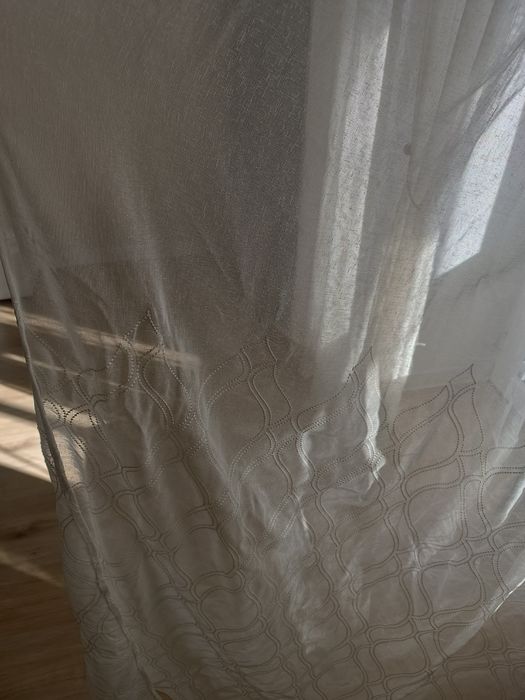 Продам тюль молочная, бежевая