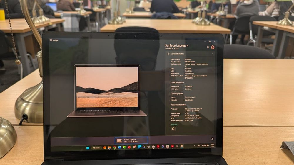 Surface Laptop 4 (i7 11th Gen, 16/256)