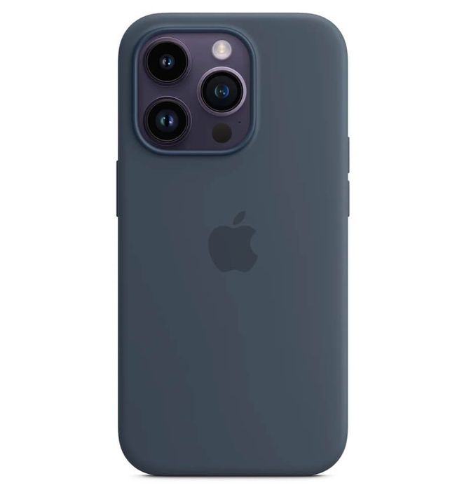 Оригинален Apple Silicone Case за iPhone 14 Pro – Midnight