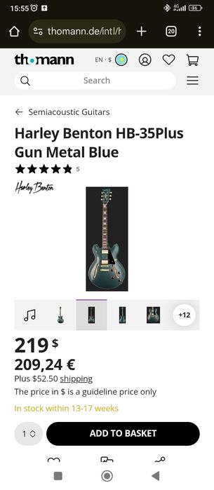 Гитара HB-35Plus