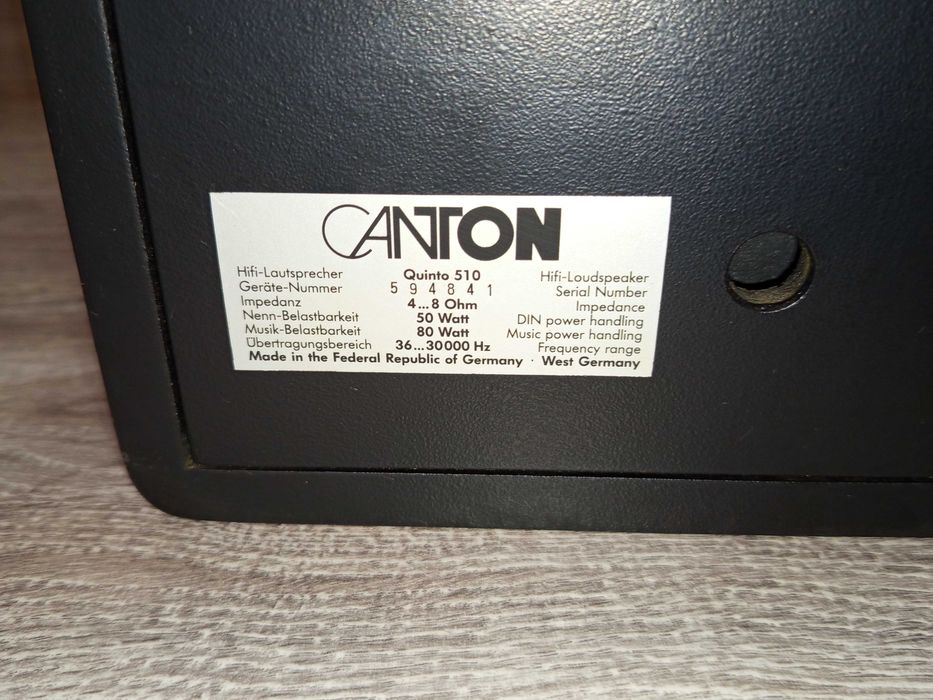 Трилентови тонколони Canton Quinto 510