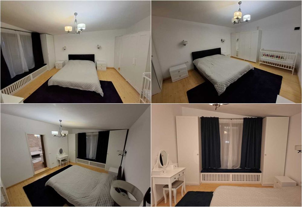 Apart 3 cam. curte proprie, mobilat și utilat. Foișor, loc de parcare.