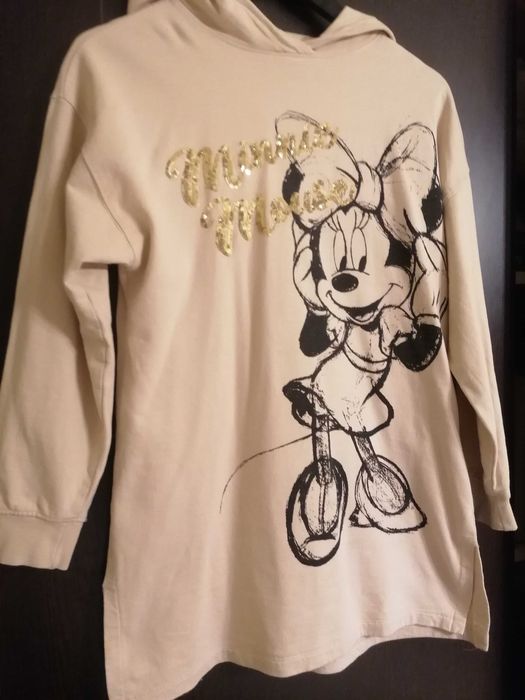 Hanorac fete mai lung, bumbac M146-152