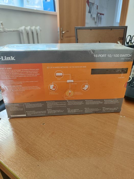Продам коммутатор 16-порт DES-1016A