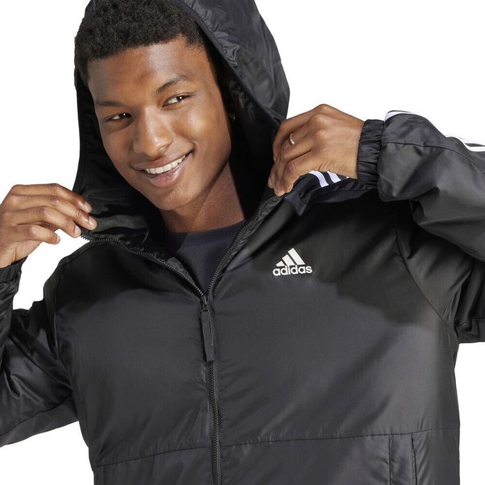 Geaca Adidas Essentials 3-Stripes Insulated Hooded Noua Originala (M)