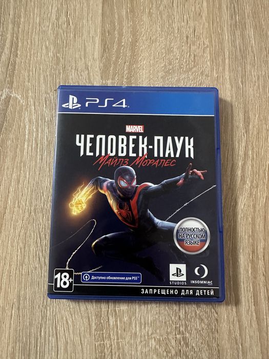 Человек паук майлз моралес ps4 ps5