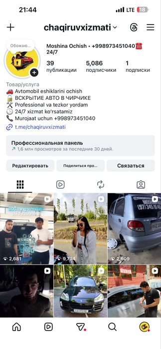 Moshina ochish Чирчик Тош Вилоят Кибрай Газалкент Товоксой Чарвак