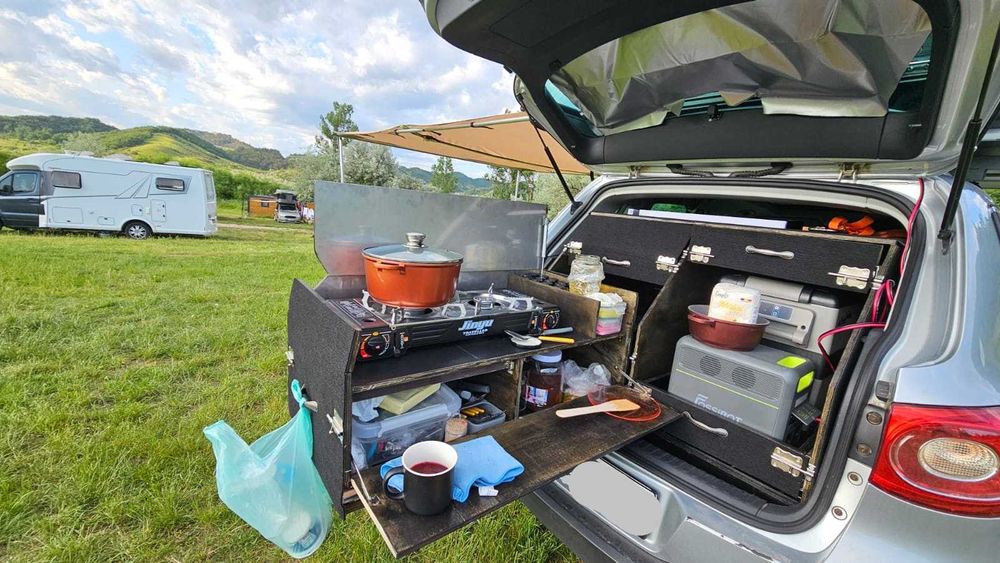 Sistem depozitare overlanding/offroad/camping pe comanda