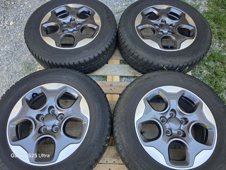 Лети джанти 16ки 5х110 Jeep + зимни гуми 215/65/16 Falken