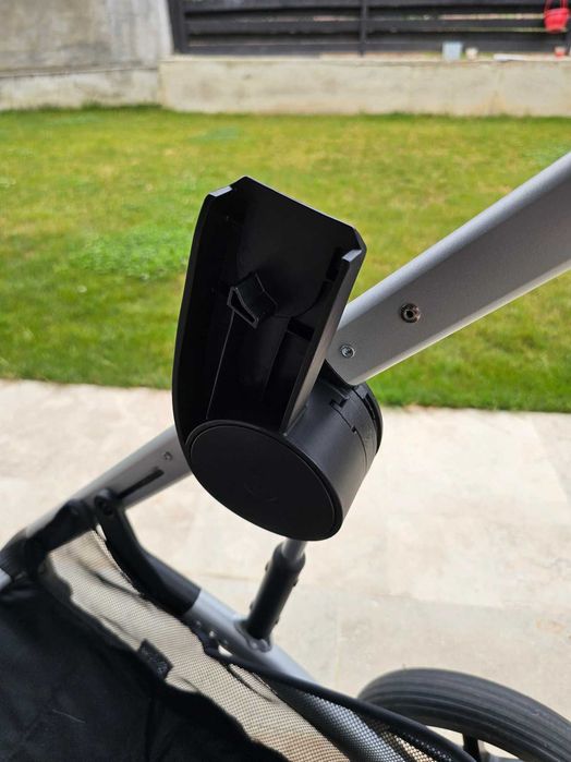 Carucior 3 in 1 Cybex Balios S Lux Stone Grey + Baza isofix One Cybex