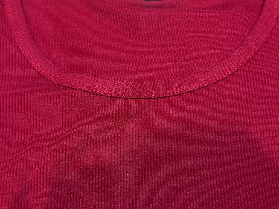 вишневый топ из вискозы