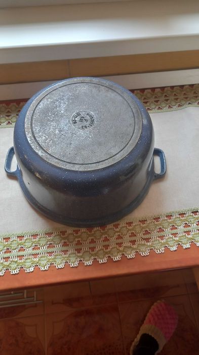 Vand cratita/vas cu torti fonta,emailata nefolosita