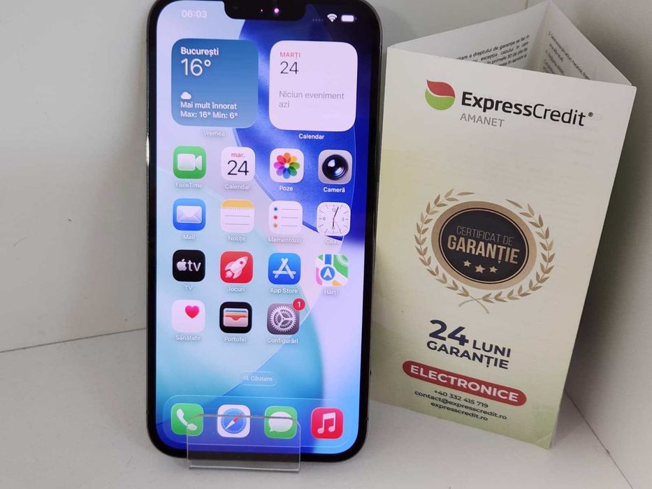 Iphone 13 Pro Max 128Gb 87% bateria (Ag8 Tudor1 B74595) Garantie 2 ani