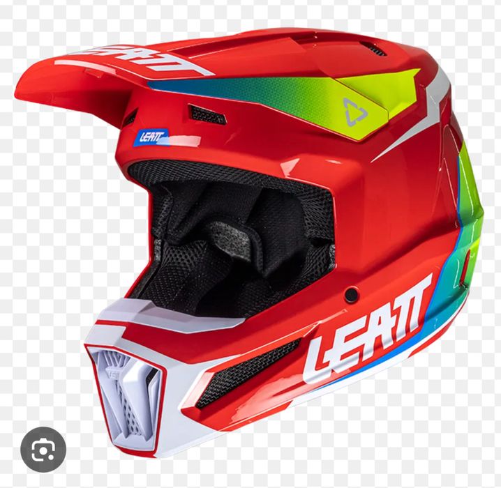 Casca Leatt 2.5 Red Acid White