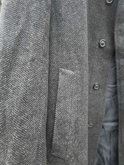 Ново мъжко палто от кашмир и вълна Werther International размер Л