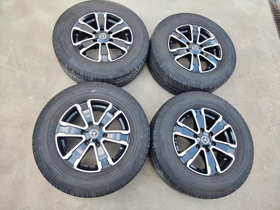 16 5x130 Mercedes Sprinter Vw Crafter лети джанти 6х130 спринтер крафтер 235 /65/16 Continental летни