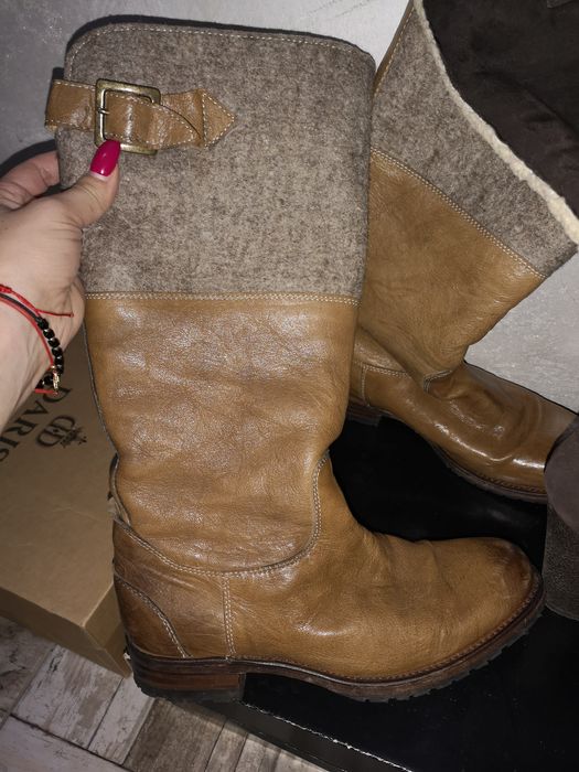 Боти ботуши естествена кожа Daris