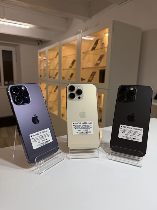  iPhone 14 Pro Max 128 GB ! Garantie 12 luni + cadou