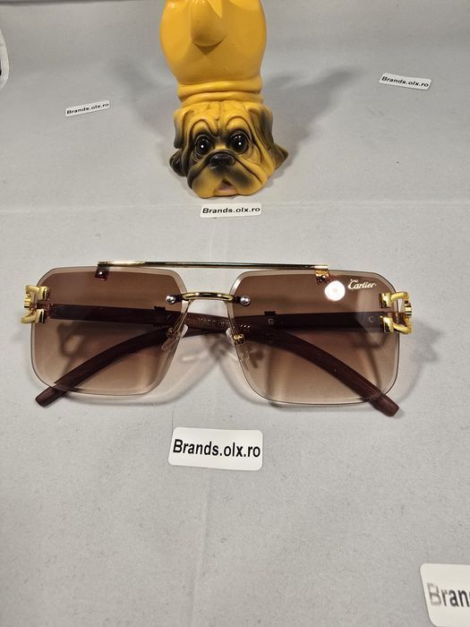 Promotie - Ochelari de soare Cartier Leopard Brown, made in Italy