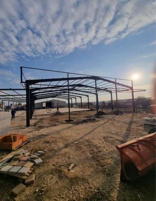 Vând hale structuri metalice, construim si montam la fata locului