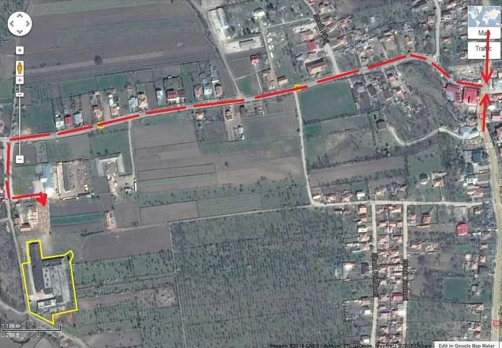 Patarlagele, fosta fabrica cherestea, 8506mp cc teren, Buzau cc, Valea Viei
