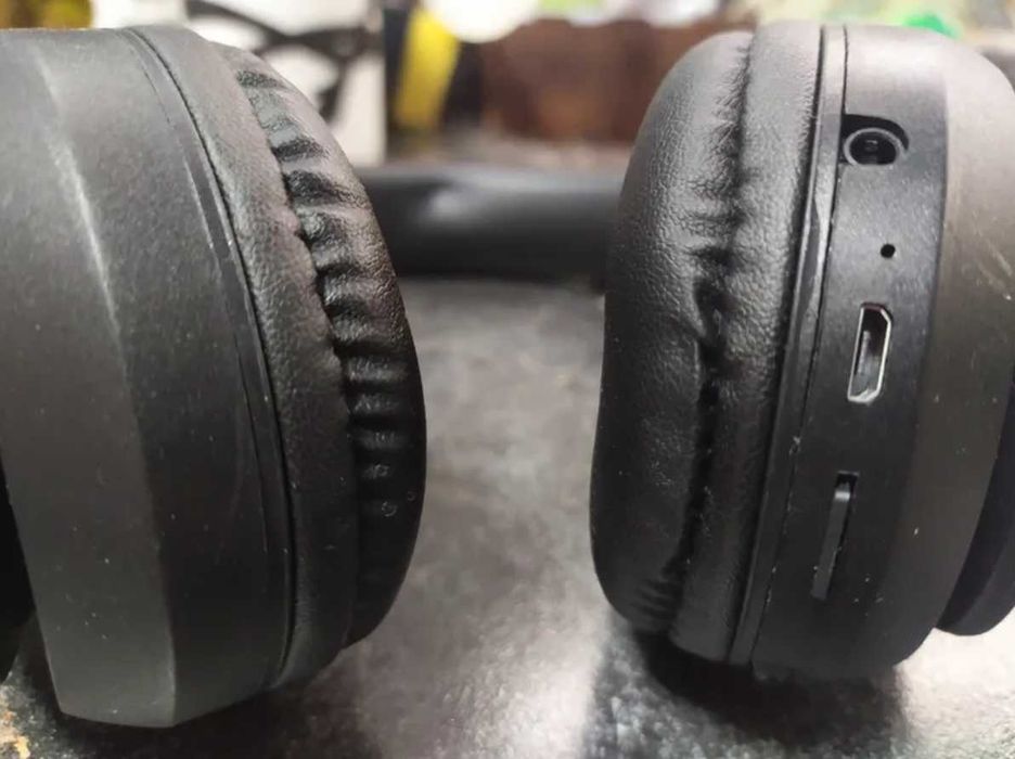 Слушалки безжични над главата светещи детски слушалки с микрофон