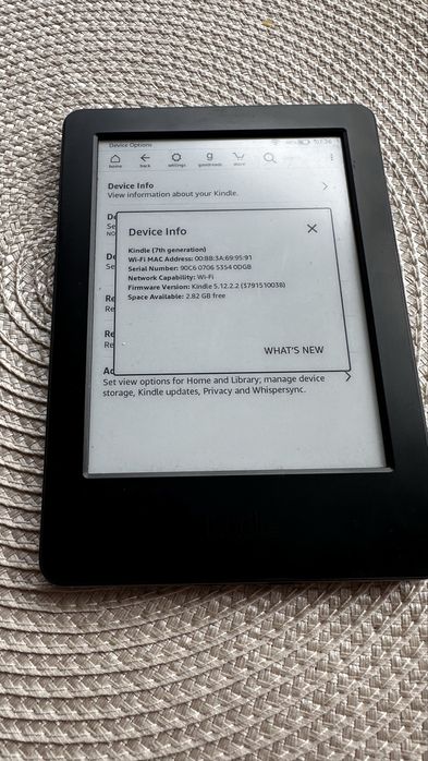 Amazon kindle gen 7