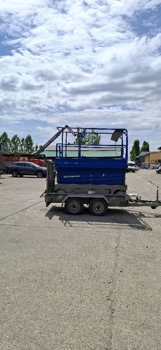 Nacela electrica de vanzare cu remorca, UpRight X32N 12m, latime 1,2m, an 2009, second hand, 7700 euro, 4 bucati disponibile