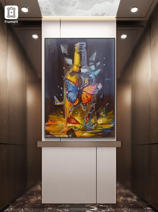 Авторска акрилна картина "Сила "