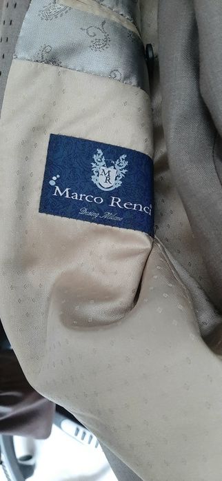 Costum elegant in 2  piese, impecabil, 100% lana, Marco Rinci Italia, 46