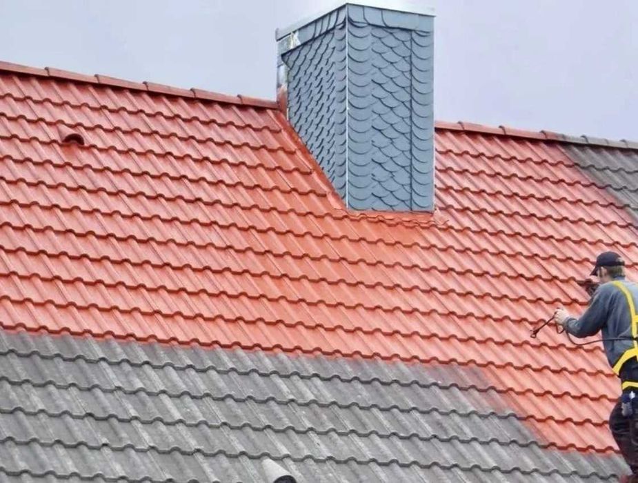 Покраска крыши (быстро, качественно)