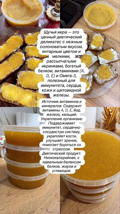 Икра щучья. Шортан икрасы