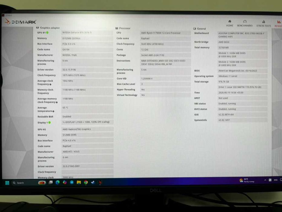 To'liq gaming pc - Полный игровой ПК-7900x-3070ti - стол и кресло