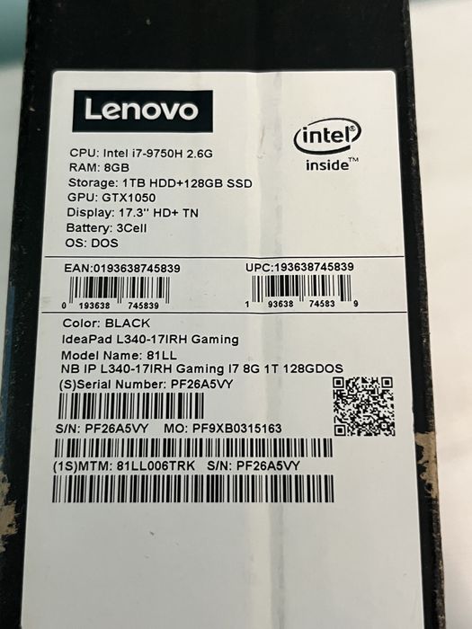 Продам игровой ноутбук Lenovo