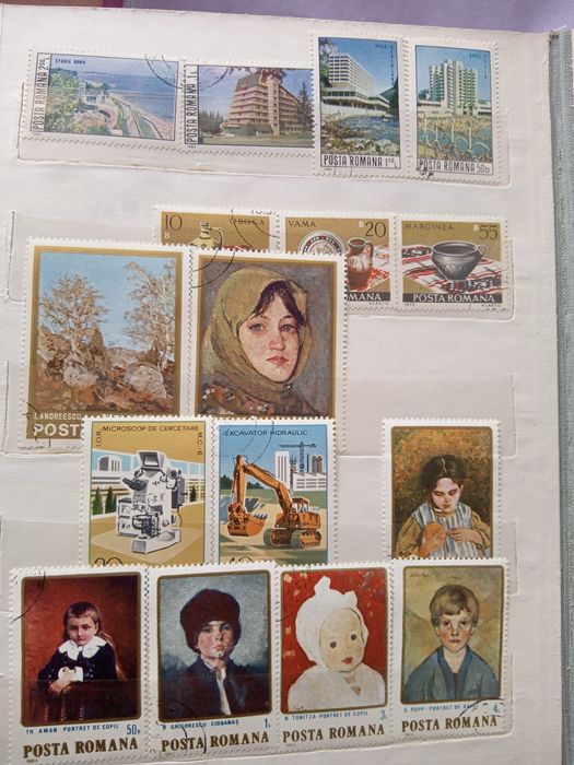 Vand album cu timbre