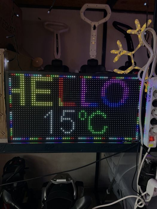 LED рекламна табела, информационно табло, ЛЕД светеща реклама P10