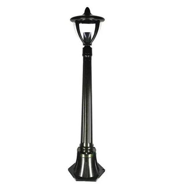 Грдински фенер на стойка 1м, външно осветление, алуминиева основа,IP43