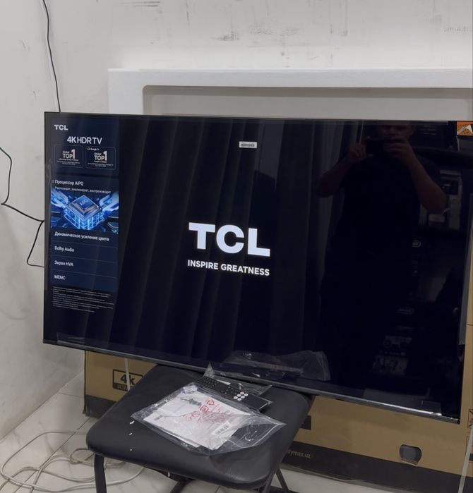 Телевизор tcl 55* 4K Smart google tv низкий Цена Доставка бесплатно
