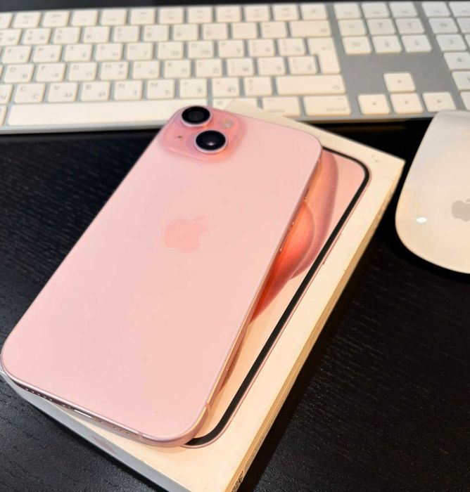 iPhone (Айфон) 15 128 ГБ Розовый!