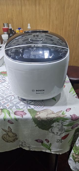 Multicooker Bosch MUC11W12, 900 W, 5 L, 48 programe, Alb