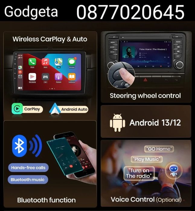 Мултимедия Android 13 за Opel Astra,Vectra,CorsaTigra 2004до2011