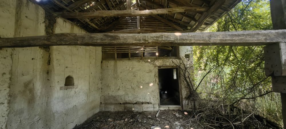 Къща с голям двор 3200 кв.м и река с. Новосел, обл. Шумен