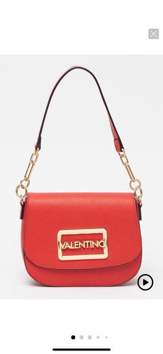 Червена чанта Valentino